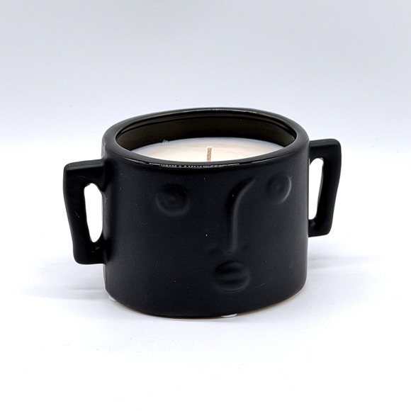 Apothecary Guild Other - Apothecary Guild Nala Fig Vetiver Candle Matte Black Ceramic Face Jar 10oz Zodax